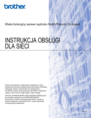 Brother MFC-440CN Inkjet Printer Instrukcja obsługi | Manualzz Brother MFC-440CN Inkjet Printer Instrukcja obsługi | Manualzz