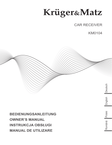 Kruger&Matz KM0104 car receiver Benutzerhandbuch | Manualzz