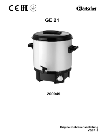 Bartscher 200049 Mulled wine pot,bl.w.canner GE 28 Operating instructions | Manualzz Bartscher 200049 Mulled wine pot,bl.w.canner GE 28 Operating instructions | Manualzz