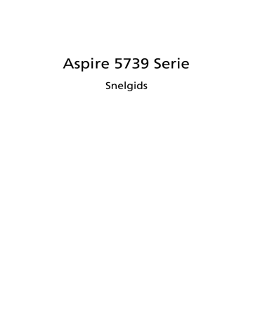 Acer Aspire 5739 Notebook Lühike juhend | Manualzz Acer Aspire 5739 Notebook Lühike juhend | Manualzz