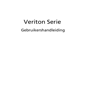 Acer Veriton 7900Pro Desktop Handleiding | Manualzz