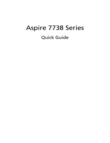 Acer Aspire 7735Z Notebook Quick Guide | Manualzz
