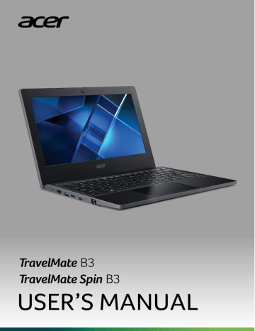 Acer TravelMate Spin B311R-31 Notebook User Manual | Manualzz