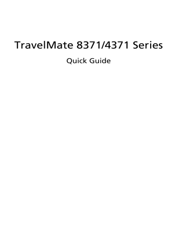 Acer TravelMate 8331G Notebook Quick Guide | Manualzz Acer TravelMate 8331G Notebook Quick Guide | Manualzz
