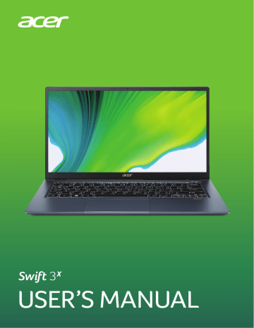 Acer SF314-510G Ultra-thin User Manual | Manualzz