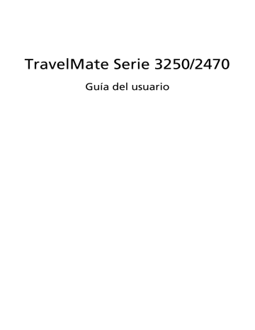 Acer TravelMate 2470 Notebook Manual de usuario | Manualzz