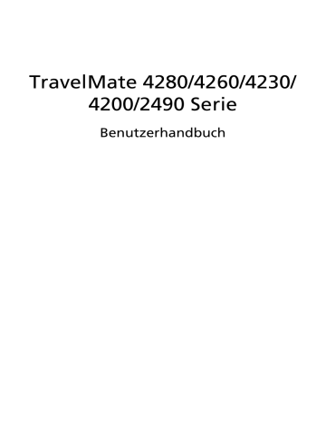 Acer TravelMate 4280 Notebook Benutzerhandbuch | Manualzz Acer TravelMate 4280 Notebook Benutzerhandbuch | Manualzz
