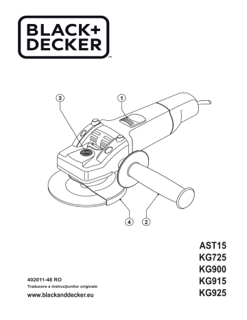 Black Decker Kg Small Angle Grinder Instruction Manual Manualzz