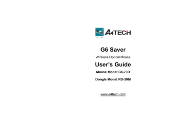 A Four Tech H8GG670D24G 2.4GRF Mouse User Manual | Manualzz