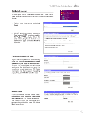 ASUSTeK Computer MSQWL500W MIMOWIRELESS ROUTER User Manual | Manualzz ASUSTeK Computer MSQWL500W MIMOWIRELESS ROUTER User Manual | Manualzz