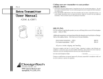 DesignTech International ELGTX3B SecurityR/C Transmitter User Manual