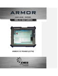 DRS Tactical Systems UGL980026010 ARMORX10 TABLET User Manual