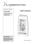 Foundation Fitness ZBMAD200B 2.4GHzPower Sensor User Manual