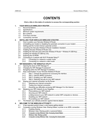 Guillemot Corp S.A. NAM5090383 WirelessN Router User Manual | Manualzz