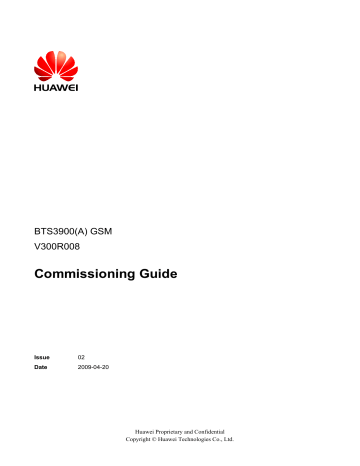 Huawei Technologies QISGRFU-1900 GSMRadio Frequency Unit User Manual | Manualzz