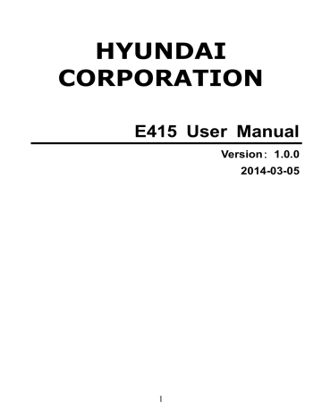 Hyundai RQQHLT-E415 MobilePhone User Manual | Manualzz Hyundai RQQHLT-E415 MobilePhone User Manual | Manualzz