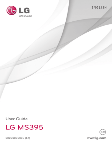 LG Electronics MobileComm USA ZNFMS395 Multi-bandGSM/EDGE/UMTS/LTE Phone User Manual | Manualzz LG Electronics MobileComm USA ZNFMS395 Multi-bandGSM/EDGE/UMTS/LTE Phone User Manual | Manualzz