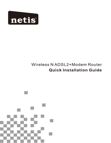 NETIS SYSTEMS T58DL4322R 300MbpsWireless N ADSL2+ Modem Router User Manual | Manualzz NETIS SYSTEMS T58DL4322R 300MbpsWireless N ADSL2+ Modem Router User Manual | Manualzz