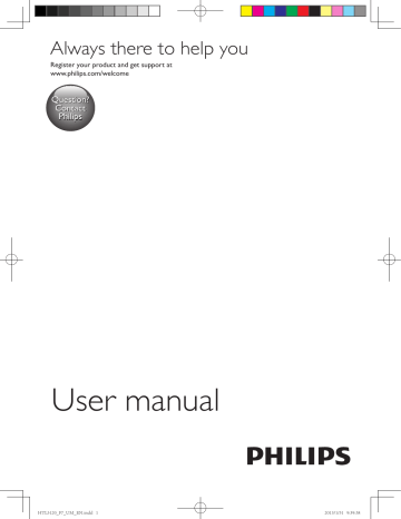 Philips Consumer Lifestyle BOU-HTL5120VF7 SoundbarSpeaker User Manual | Manualzz Philips Consumer Lifestyle BOU-HTL5120VF7 SoundbarSpeaker User Manual | Manualzz