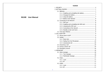 Power Idea Technology (Shenzhen) ZLE-RG100RG150 GSMDIGITAL MOBILE PHONE User Manual | Manualzz Power Idea Technology (Shenzhen) ZLE-RG100RG150 GSMDIGITAL MOBILE PHONE User Manual | Manualzz