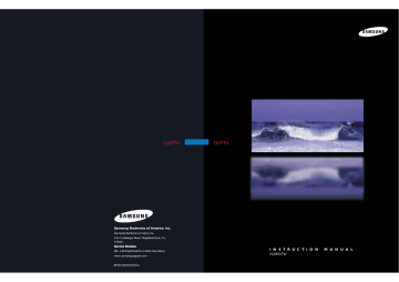 Samsung Electronics A3LDL507W 43-inchDLP Projection TV User Manual | Manualzz Samsung Electronics A3LDL507W 43-inchDLP Projection TV User Manual | Manualzz