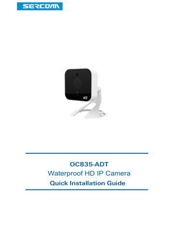 Sercomm P27OC835 WaterproofHD IP Camera User Manual | Manualzz Sercomm P27OC835 WaterproofHD IP Camera User Manual | Manualzz