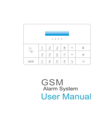 SZ PGST 2AIT9-PG100 GSMalarm system User Manual | Manualzz SZ PGST 2AIT9-PG100 GSMalarm system User Manual | Manualzz