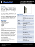 Technovare Systems YS2OPS-TCIS-M2-H EmbeddedComputer User Manual