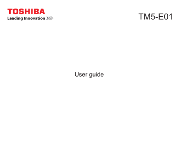 Toshiba Information Systems (UK) Ltd SP2-TM5-E01 GSM/ GRPS / FDD Mobile Phone User Manual | Manualzz Toshiba Information Systems (UK) Ltd SP2-TM5-E01 GSM/ GRPS / FDD Mobile Phone User Manual | Manualzz