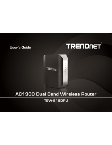 TRENDNET XU8TEW818DRU AC1900Dual Band Wireless Router User Manual | Manualzz