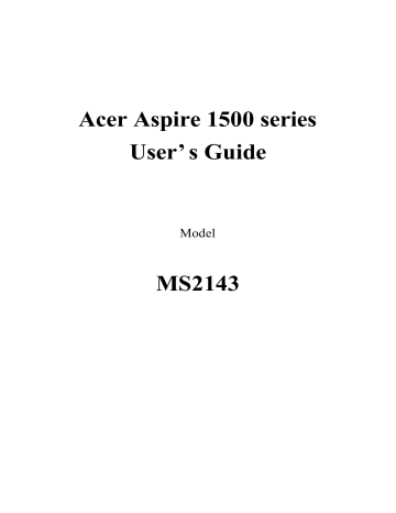Wistron NeWeb NKRMS2143CM6 NotebookPersonal Computer User Manual | Manualzz Wistron NeWeb NKRMS2143CM6 NotebookPersonal Computer User Manual | Manualzz