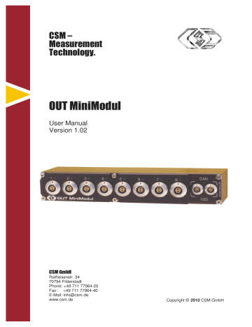 GSM OUT MiniModul User Manual | Manualzz