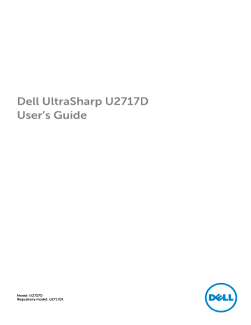 Dell U2717D electronics accessory User's guide | Manualzz Dell U2717D electronics accessory User's guide | Manualzz