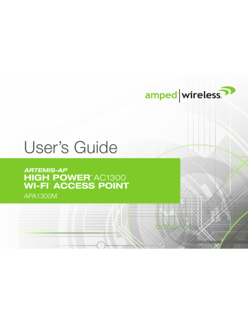 Amped Wireless APA1300M, APA2600M User Manual | Manualzz Amped Wireless APA1300M, APA2600M User Manual | Manualzz