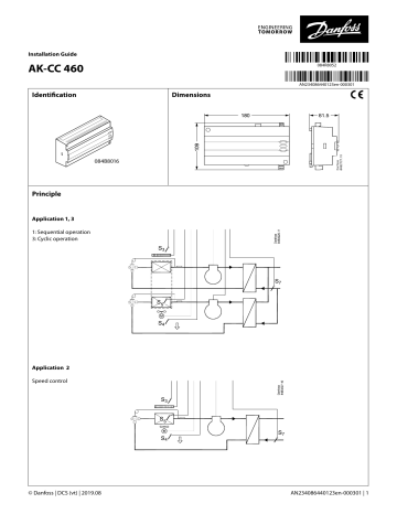 Danfoss AK CC 450 460 Installation Guide Manualzz