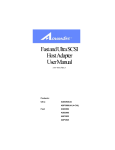 AdvanSys Fast ASB3905-01, Ultra ASB3940UA User Manual
