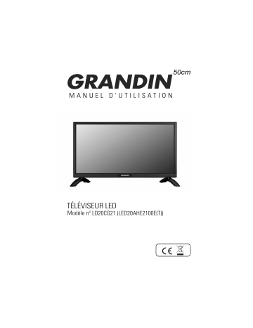 Grandin LD20CG21, LED20AHE2100E Instruction Manual | Manualzz Grandin LD20CG21, LED20AHE2100E Instruction Manual | Manualzz