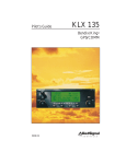 AlliedSignal AEROSPACE Bendix/King KLX 135 Pilot's Manual