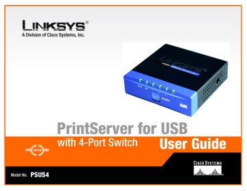 Linksys PSUS4 Network Switch User guide | Manualzz Linksys PSUS4 Network Switch User guide | Manualzz