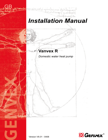Genvex Vanvex R Installation Manual | Manualzz