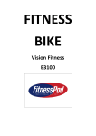 FitnessPod Vision Fitness E3100 Manual