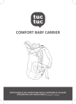 tuctuc 06587, 07562, 08536, Comfort Baby Instrucciones De Uso