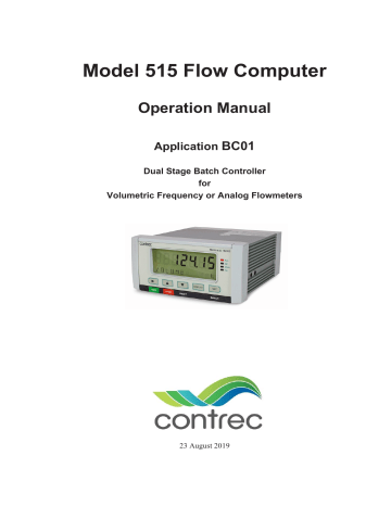 Contrec 500 Series, 515 Operation Manual | Manualzz Contrec 500 Series, 515 Operation Manual | Manualzz