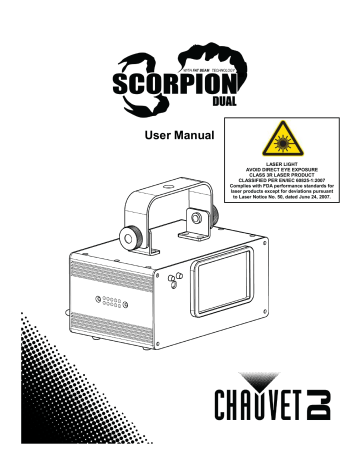 Chauvet DJ Scorpion Dual V2 User Manual | Manualzz