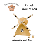 Crazy Monkey Creations Electric Skein Winder Assembly And Use