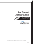 Fox Thermal FT2A Instruction Manual