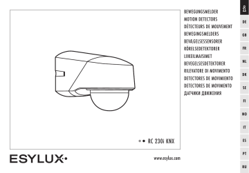 ESYLUX RC 230i KNX Manual Manualzz