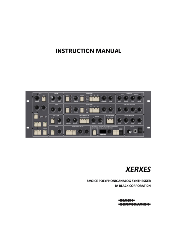 Black Corporation XERXES Instruction Manual | Manualzz