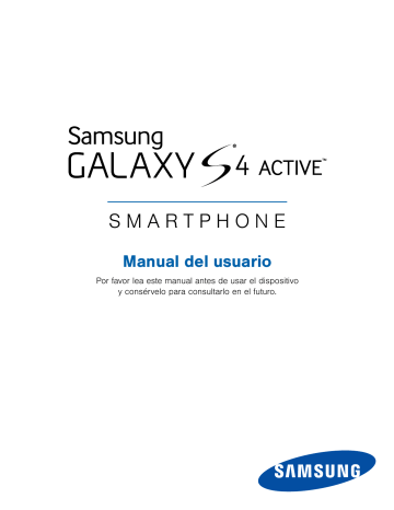 Samsung Galaxy S4 Active Manual de usuario | Manualzz Samsung Galaxy S4 Active Manual de usuario | Manualzz