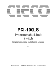 CIECO PCI-100LS Programming And Installation Manual
